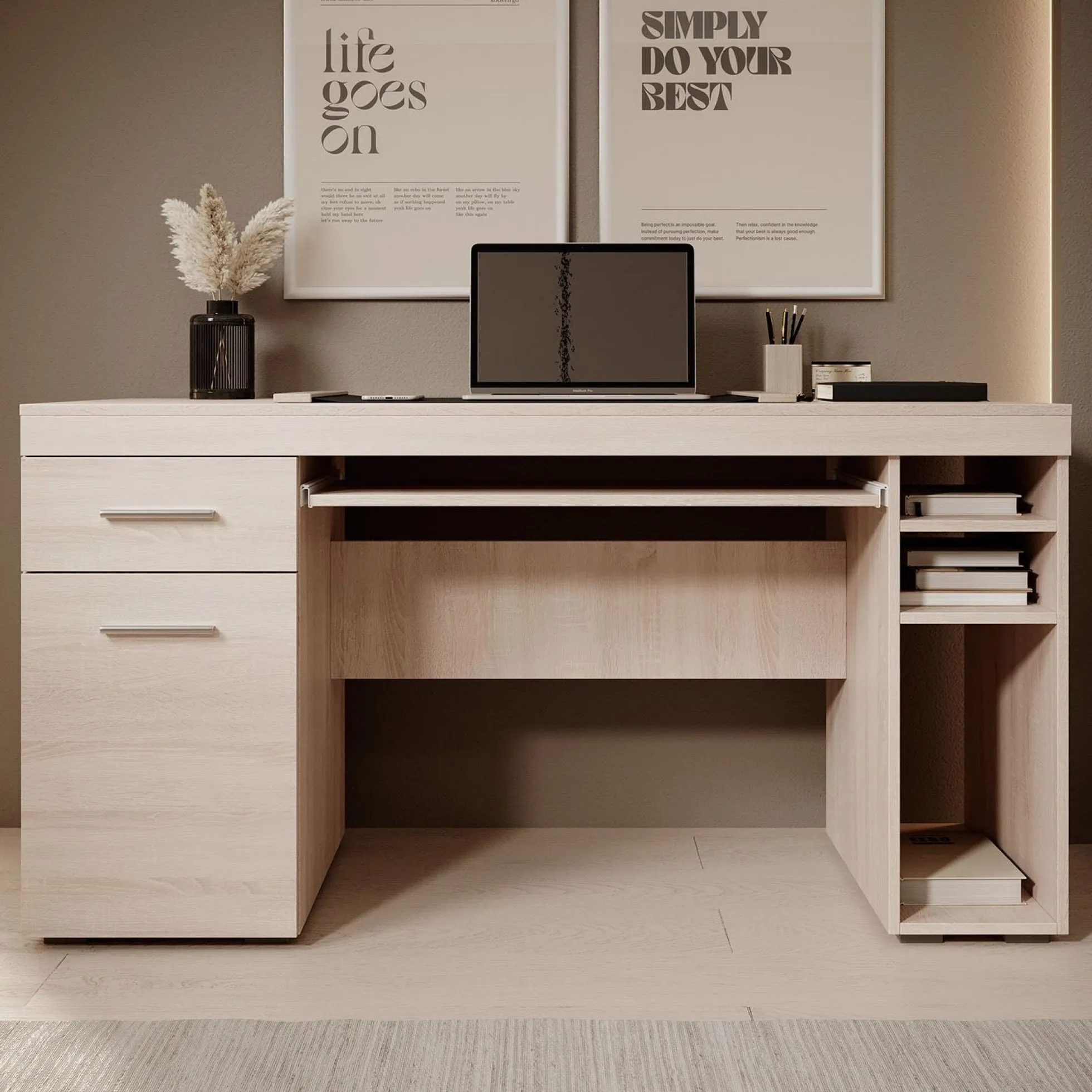 Acta - Bureau - Eiken - 145x66 cm