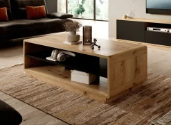 Acuna - Salontafel - Zwart/eiken