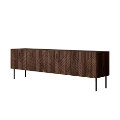 Adelaide - TV-Meubel met 4 deuren - Eiken - 190x40x58 cm