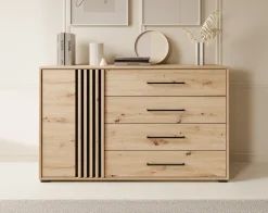 Adyson - Dressoir - Eiken - 138x40x82 cm