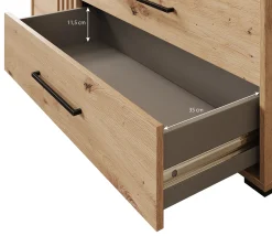 Adyson - Dressoir - Eiken - 138x40x82 cm