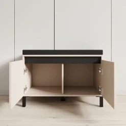 Alessa - Schoenenkast - Beige - 80x40x57 cm