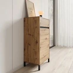 Alessa - Schoenenkast - Eiken - 55x40x110 cm