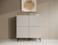 Alex - Dressoir - Beige - 101x42x106 cm