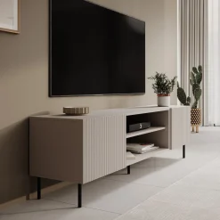 Alex - TV-Meubel met 2 deuren - Beige - 181 cm