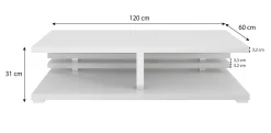 Altea - Salontafel - Zwart hoogglans