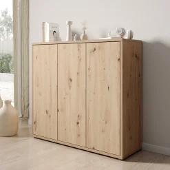 Amber 2 - Schoenenkast - Eiken - 109x35x99 cm