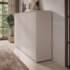 Amber - Dressoir - Beige - 154x35x99 cm