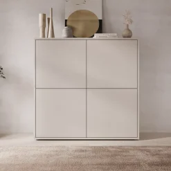 Amber - Dressoir - Beige - 125x35x122 cm