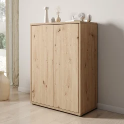 Amber - Schoenenkast - Eiken - 75x35x99 cm