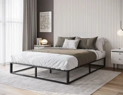 Andrea - Tweepersoonsbed - Metaal zwart - 160x200 cm