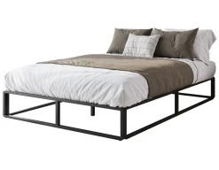 Andrea - Tweepersoonsbed - Metaal zwart - 140x200 cm