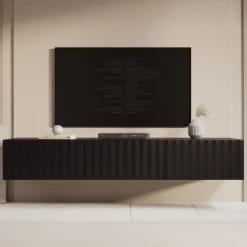 Angelina - TV-Meubel - Zwart - 192 cm