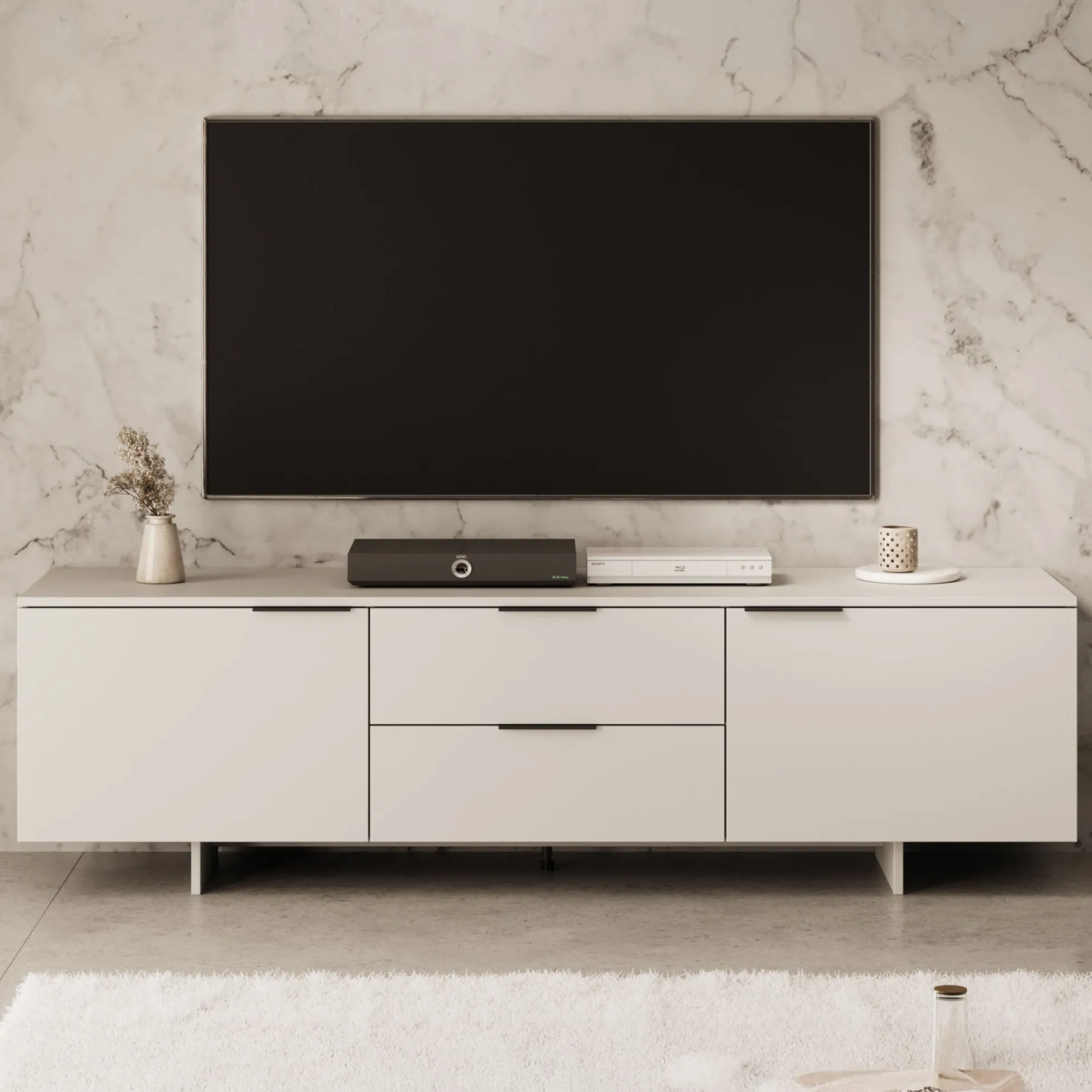 Ankara - TV-Meubel - Beige - 180 cm