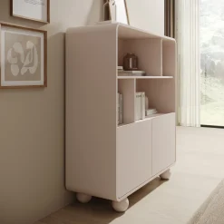 Anobo - Boekenkast - Beige - 108x39x121 cm