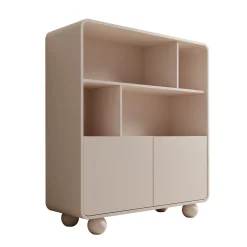 Anobo - Boekenkast - Beige - 108x39x121 cm