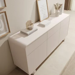 Anobo - Dressoir - Beige - 160x39x75 cm