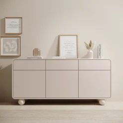 Anobo - Dressoir - Beige - 160x39x75 cm