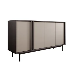 Antigo - Dressoir - Beige/Antraciet - 163x43x87 cm