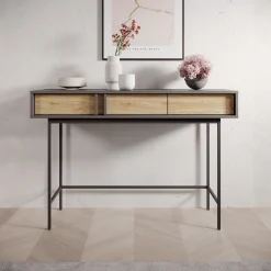 Antigo - Kaptafel - Eiken/Antraciet - 123x43x83 cm