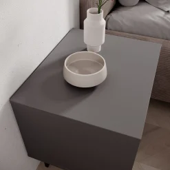 Antigo - Nachtkastje - Beige/Antraciet - 53x43x53 cm