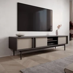 Antigo - TV-Meubel - Beige/Antraciet - 163x43x43 cm