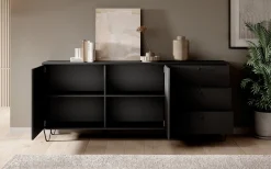 Apula - Dressoir - Antraciet - 184x40x75 cm