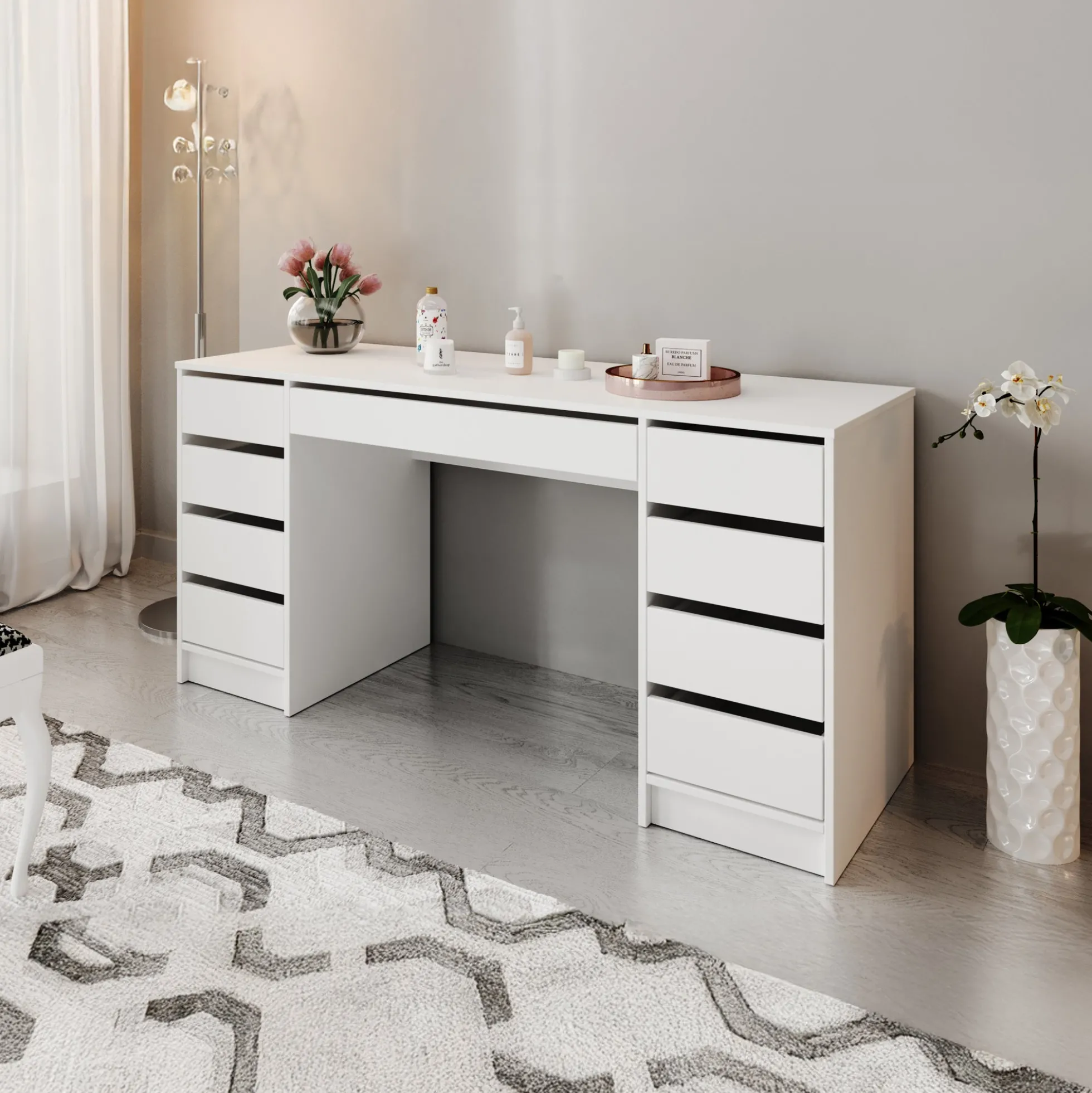Arco 2 - Kaptafel - Wit - 154x55 cm