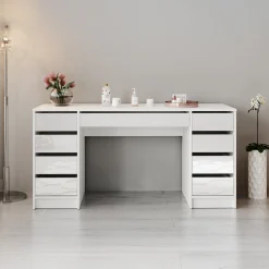 Arco 2 - Kaptafel - Wit hoogglans - 154x55 cm
