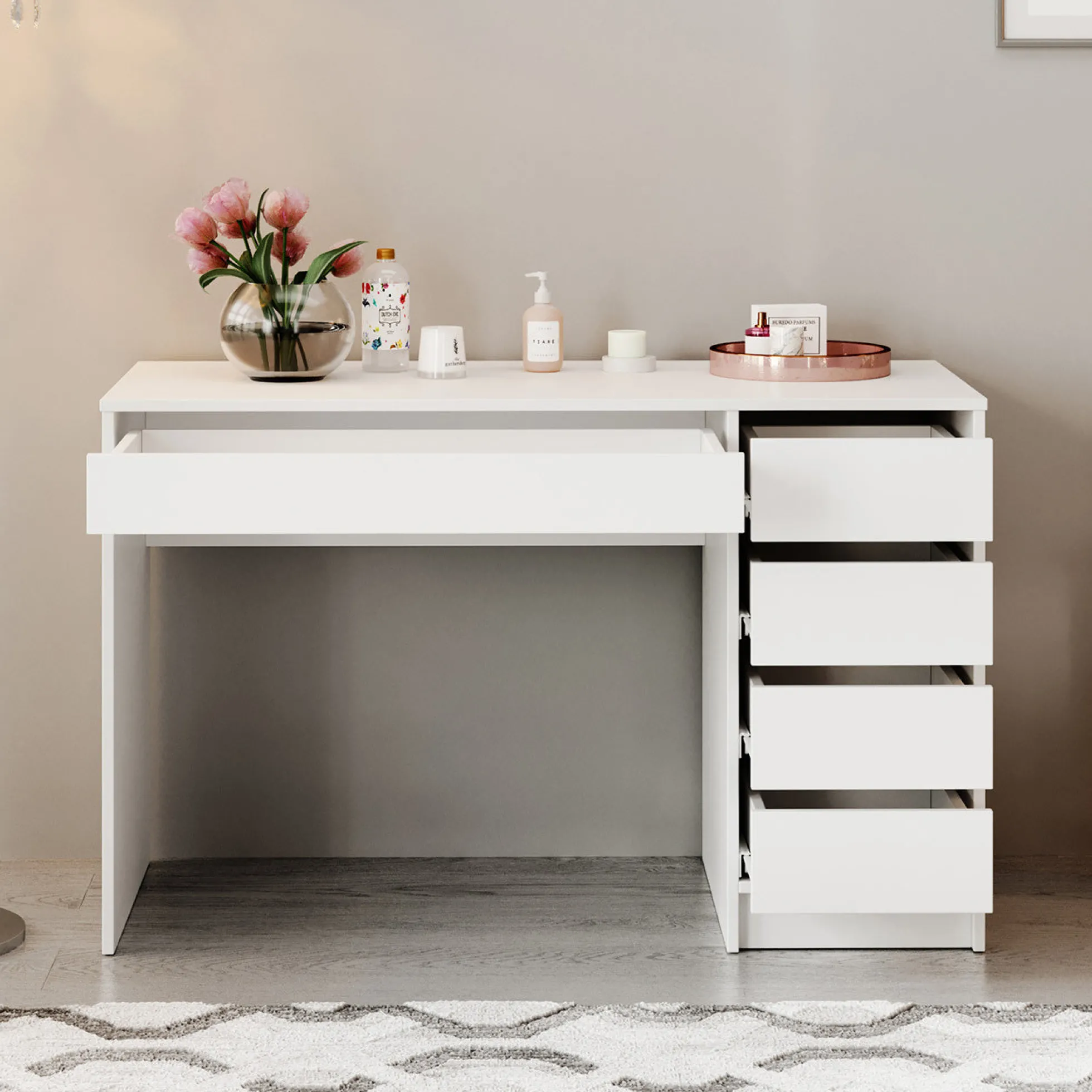 Arco - Kaptafel - Wit - 120x55 cm