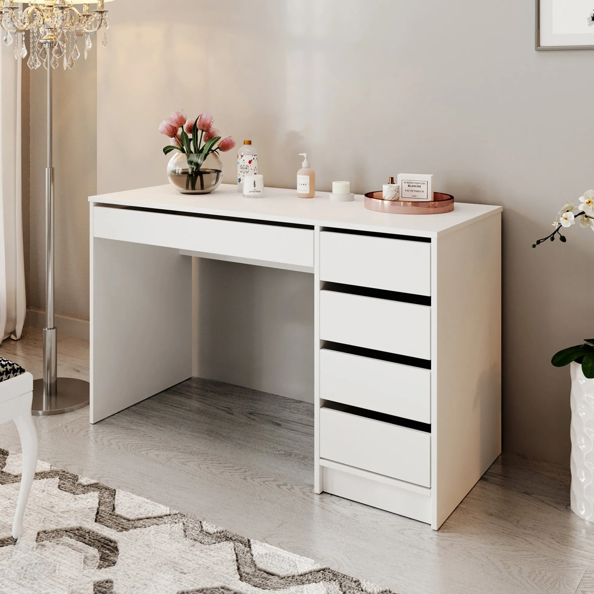 Arco - Kaptafel - Wit - 120x55 cm