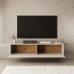Arda - TV-Meubel - Beige - 154x42x32 cm