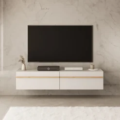 Arda - TV-Meubel - Beige - 154x42x32 cm