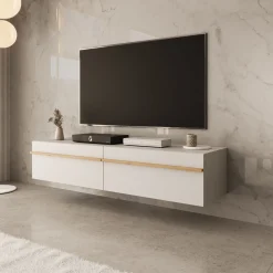 Arda - TV-Meubel - Beige - 154x42x32 cm