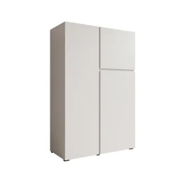 Aroji - Vitrinekast - Wit - 92x40x139 cm