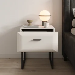 Arosa - Nachtkastje - Beige - 45x38x55 cm