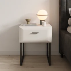 Arosa - Nachtkastje - Beige - 45x38x55 cm