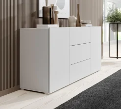 Asilento - Dressoir - Wit - 140x35x61 cm