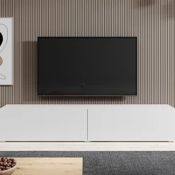 Asilento - TV-Meubel - Mat wit - 180 cm