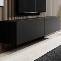 Asilento - TV-Meubel - Mat zwart - 180 cm