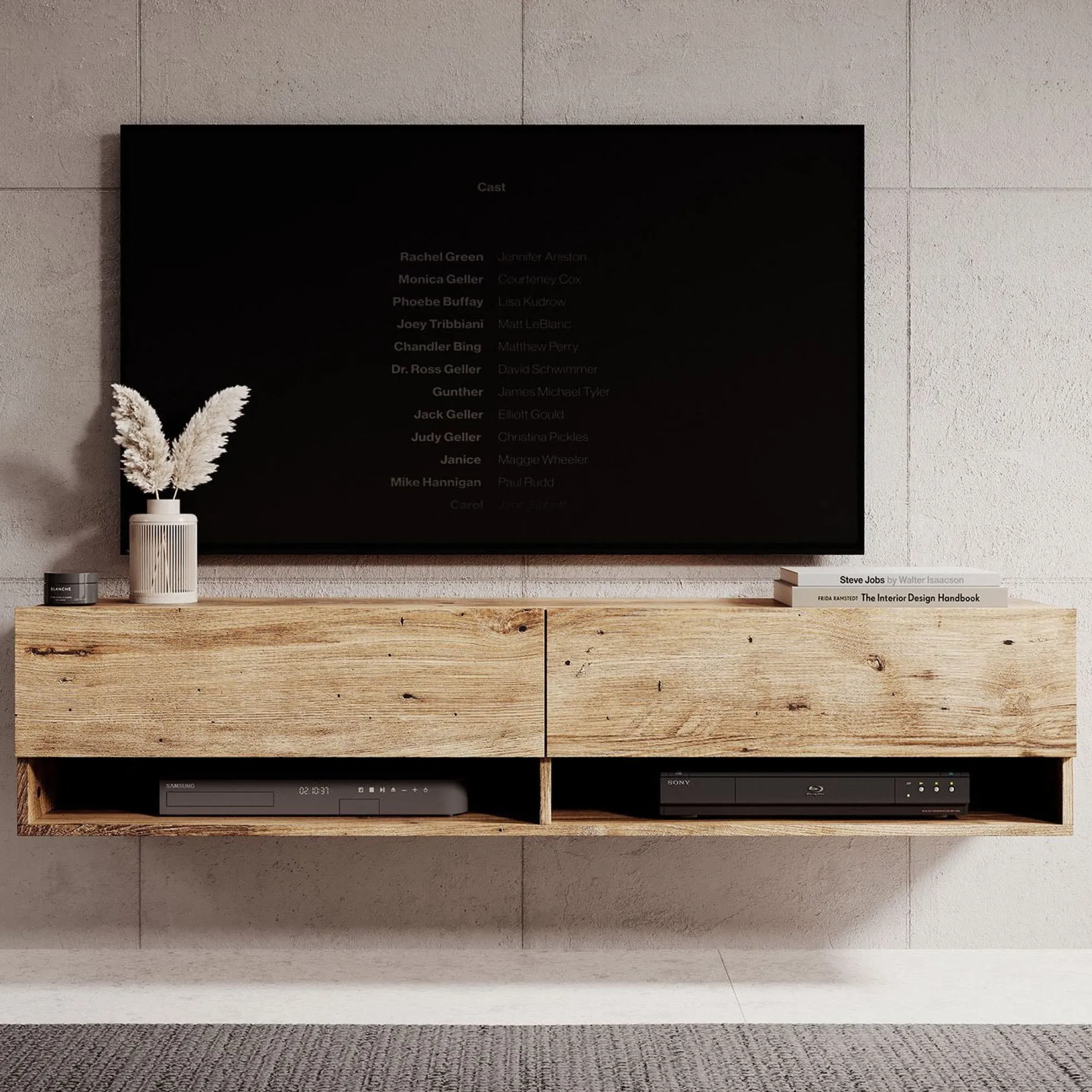 Asino - TV-Meubel - Kastanje - 140 cm