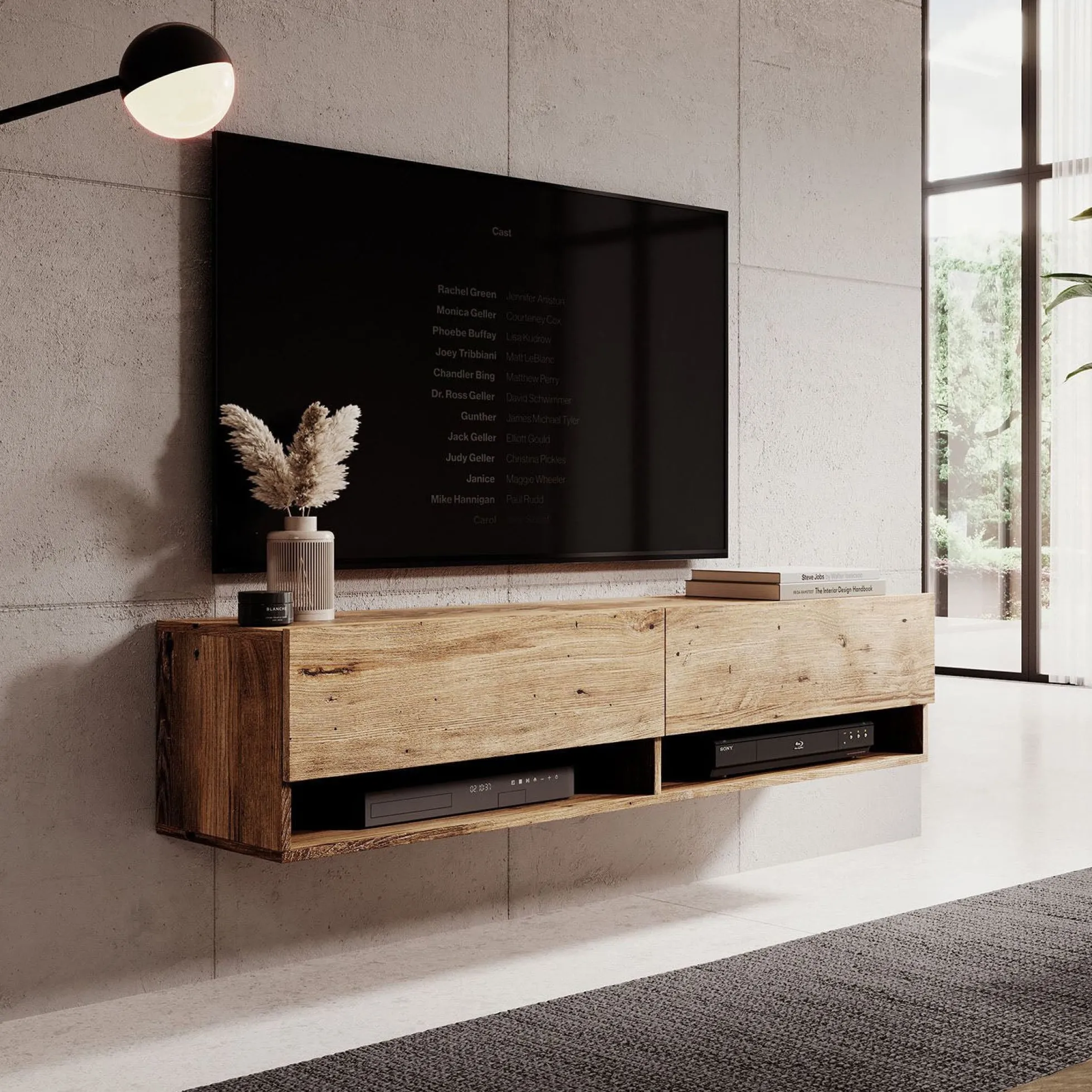 Asino - TV-Meubel - Kastanje - 140 cm