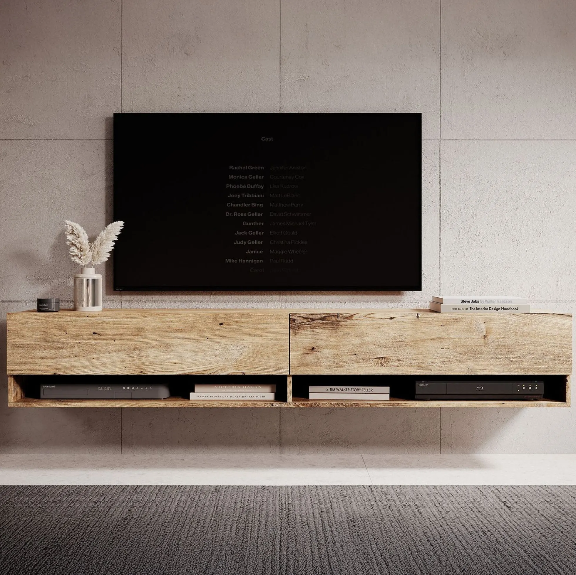 Asino - TV-Meubel - Kastanje - 180 cm