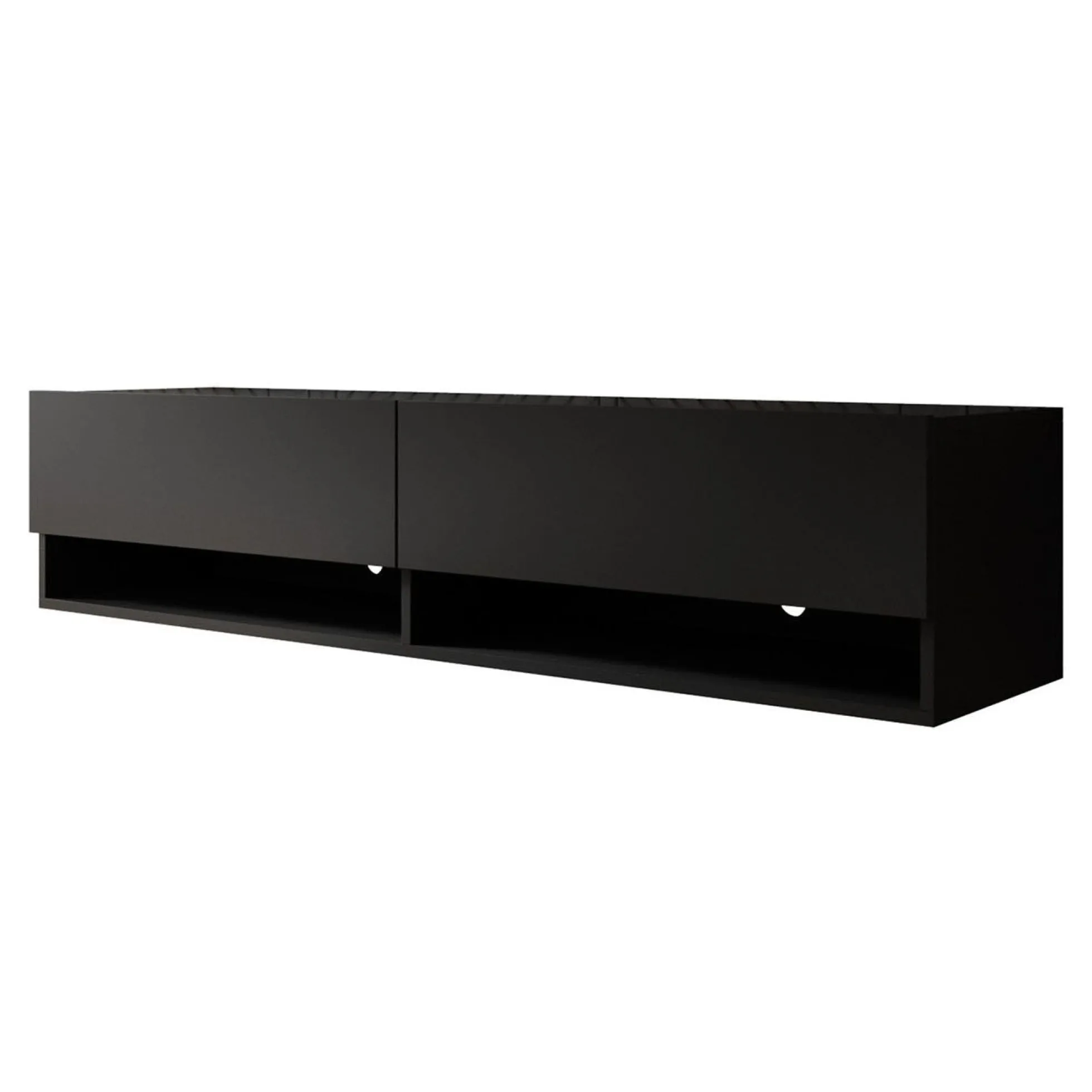 Asino - TV-Meubel - Mat zwart - 140 cm