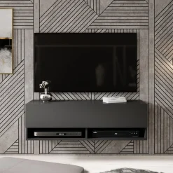Asino - TV-Meubel - Mat zwart - 100 cm