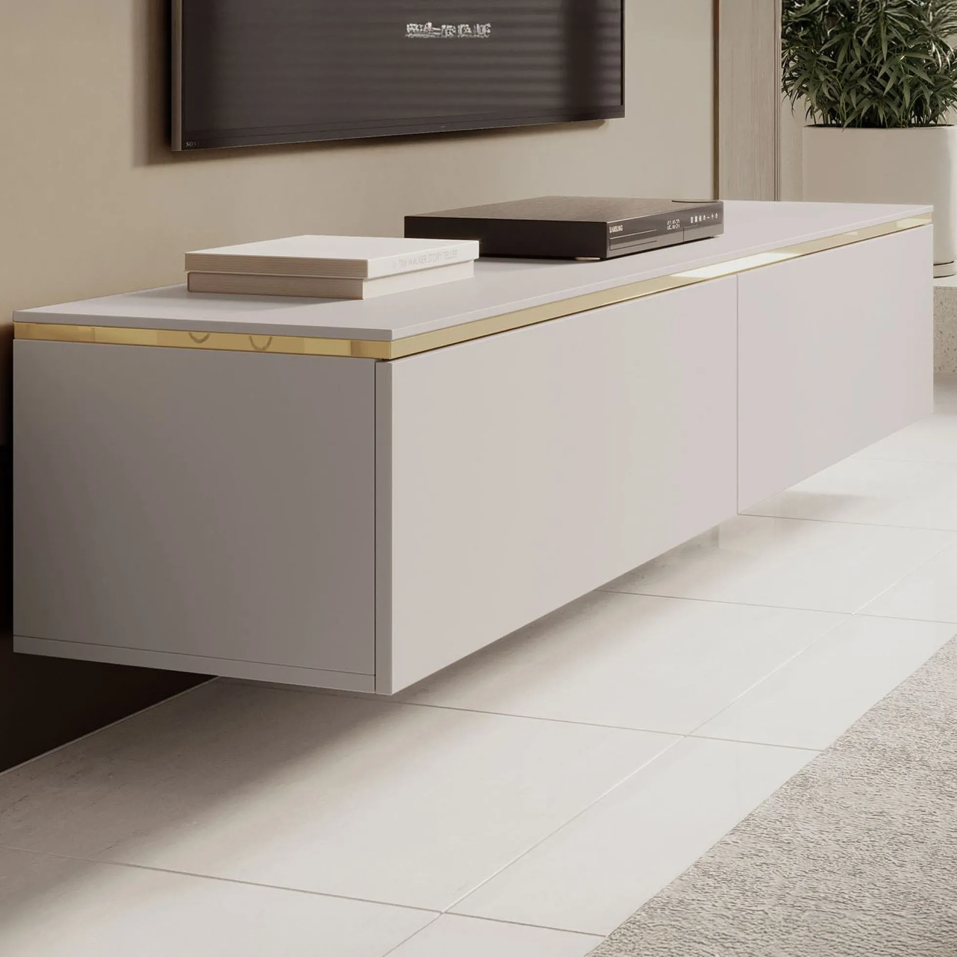 Assunta - TV-Meubel - Beige - 180 cm