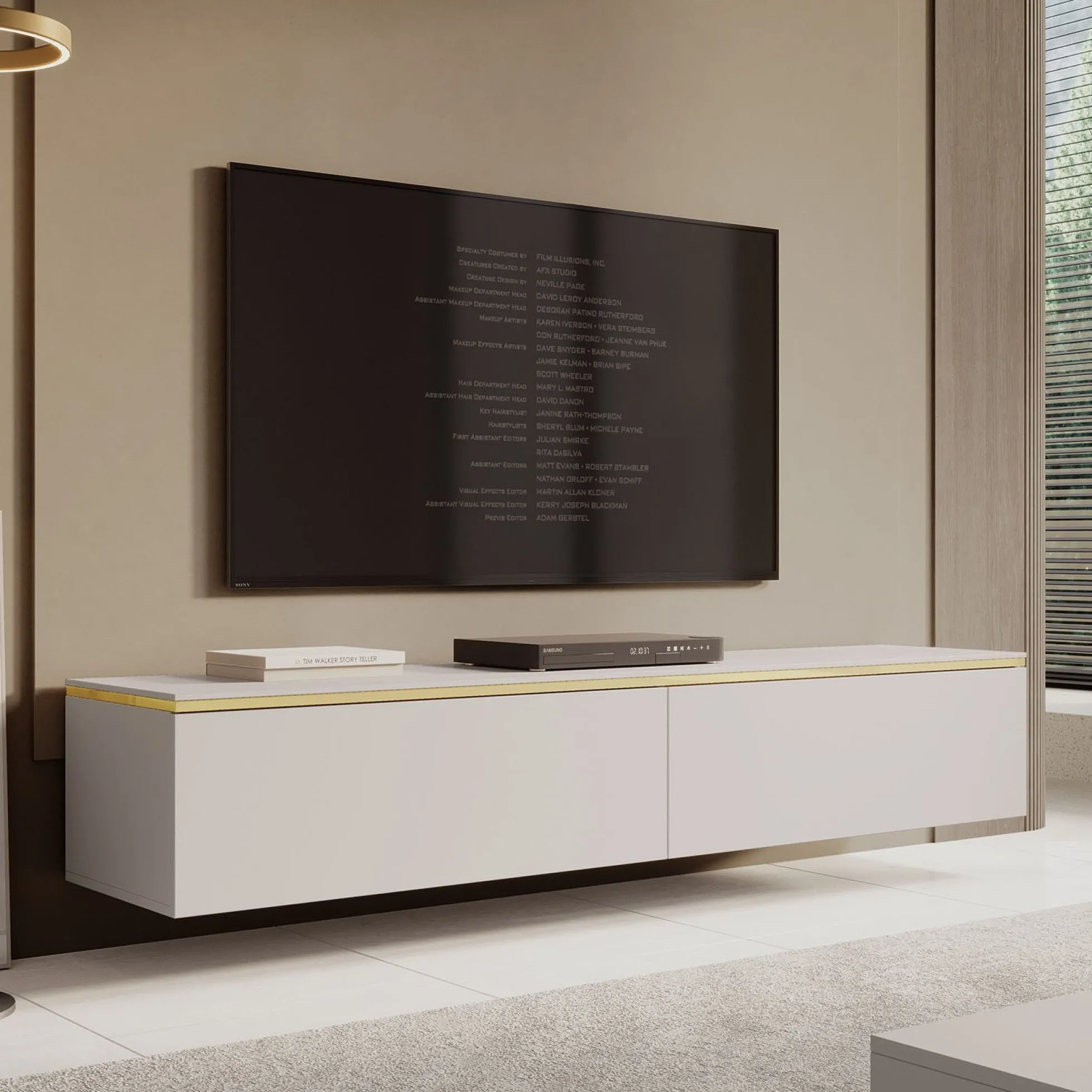 Assunta - TV-Meubel - Beige - 180 cm