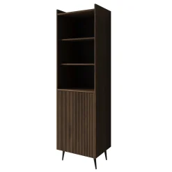 Asty - Boekenkast - Donker eiken - 52x41x180 cm