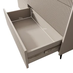 Asty - Dressoir - Beige - 126x41x92 cm