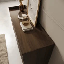 Asty - Dressoir - Donker eiken - 126x41x92 cm